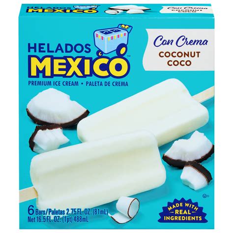 Save On Helados Mexico Con Crema Coconut Coco Ice Cream Bars Ct