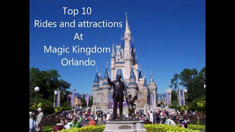 My Top 10 Rides And Attractions At Magic Kingdom Orlando Youtube