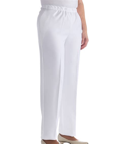 Womens Open Back Gabardine Pant Slacks For Women Polyester Pants Adaptive Clothing