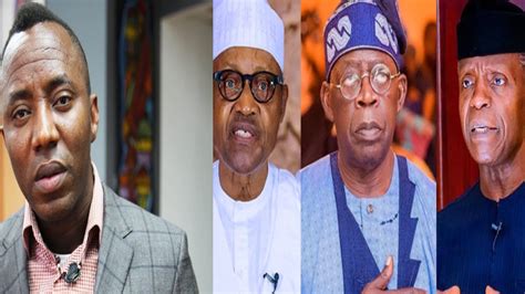 OIL THEFT SOWORE LAMBASTS TINUBU BUHARI OSINBAJO SERVICE CHIEFS