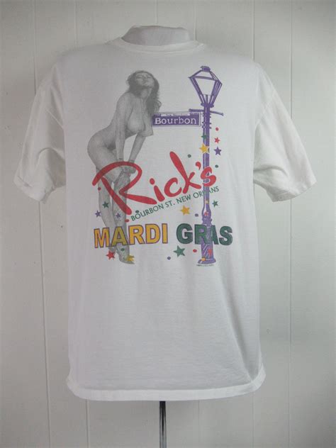 Vintage T Shirt Naked Lady T Shirt Mardi Gras T Shirt Etsy