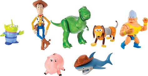 Mattel Disney Pixar Toy Story 7 Figure Pack Woody Slinky Rex Hamm