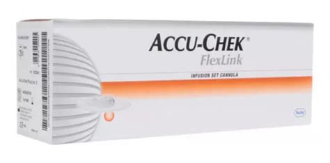 Accu Chek Flexlink Cânulas 8mm Caixa 10 Unidades Parcelamento sem