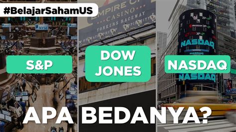 Indeks Saham Amerika Dow Jones Vs S P Vs Nasdaq Youtube