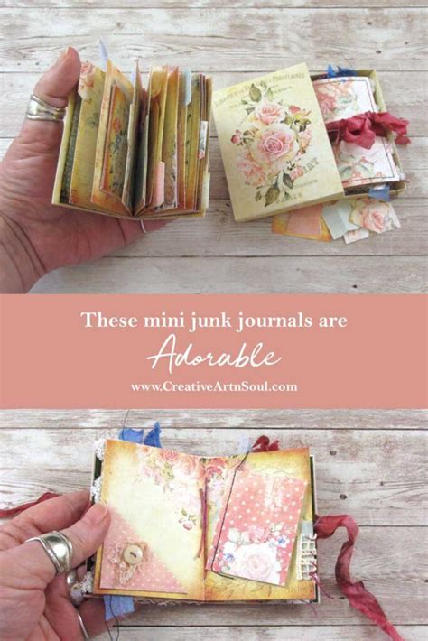 These Mini Junk Journals Are Adorable Mini Art Journal Junk Journals