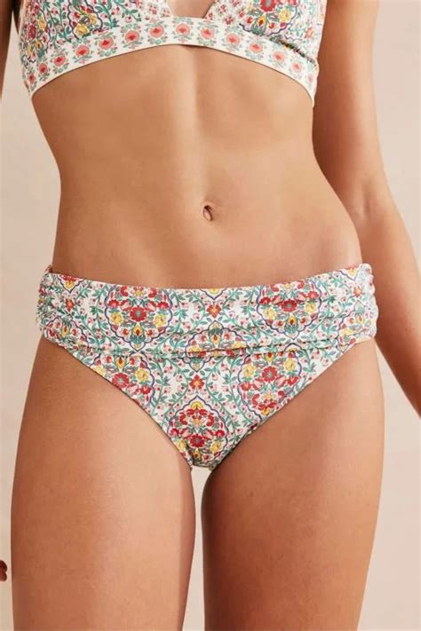 Shoes Online At Boden Red Classic Fold Bikini Bottoms Free Shipping