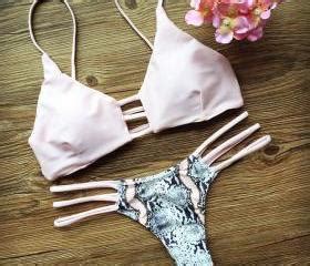 CUTE GREEN LEAF TWO PIECE LEAF BIKINI On Luulla