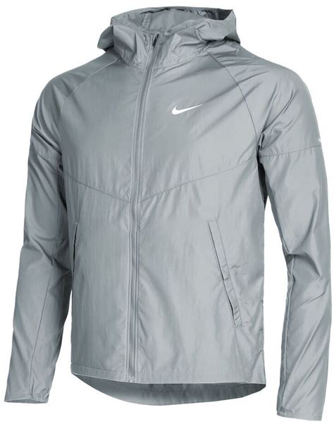 Nike Repel Miler Running Jacket Dd4746 Smoke Grey Reflective Silver