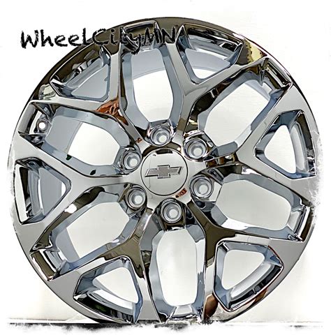 22 Inch Snowflake Chrome OE Replica Wheels Fits Chevy Express Van 1500