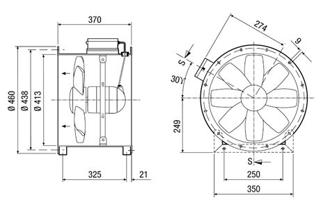 Axial Rohrventilator DZR 40 6 B Ex E MAICO