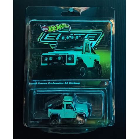 Hot Wheels Elite Land Rover Defender Pickup Shopee Malaysia