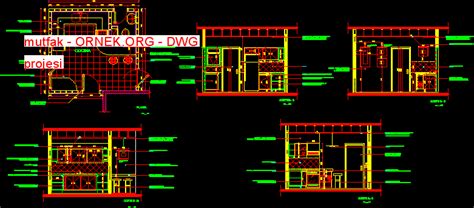 Mutfak Dwg Projesi Autocad Projeler Hot Sex Picture