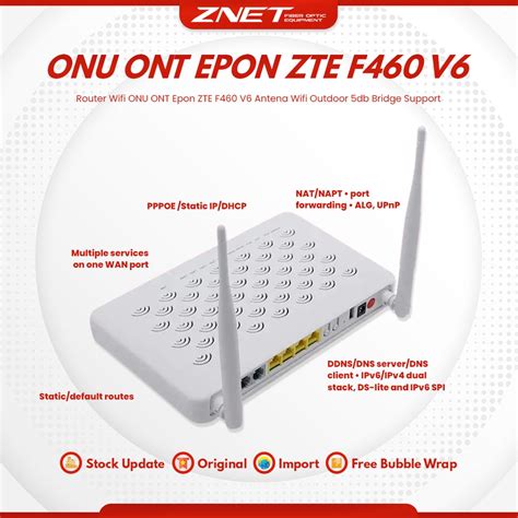 Jual Modem Epon Zte F V Antena Wifi Outdoor Db Bridge Support