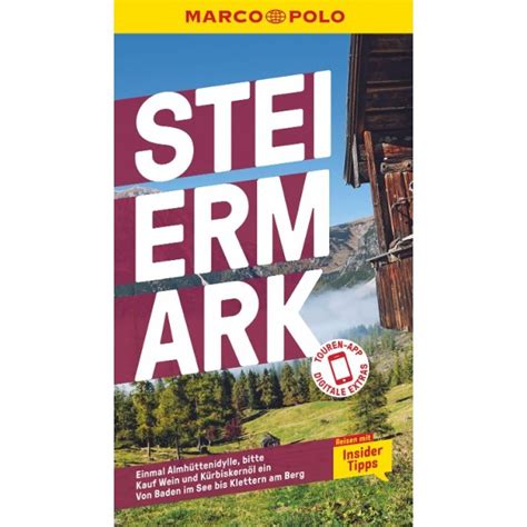 Steiermark MARCO POLO Reiseführer LandkartenSchropp de Online Shop