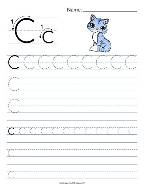 Lowercase Letter C Tracing Activity Teacher Made Twinkl