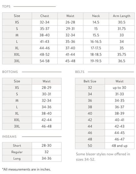 Crown And Ivy Size Chart