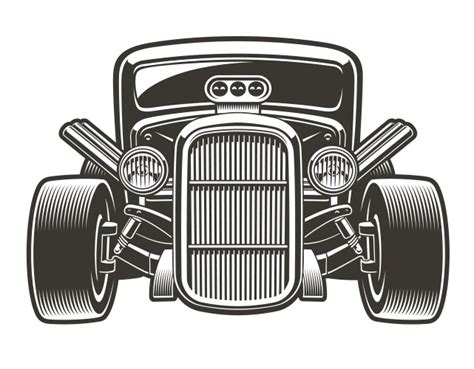 Hot Rod Royalty Free Vector Image VectorStock