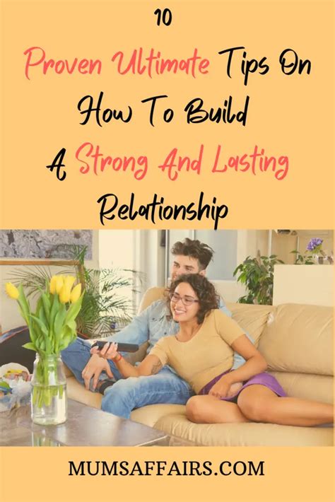 10 Ways To Create A Strong Intimate Relationship Mums Affairs