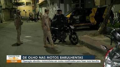 Gazeta Meio Dia Guarda de Trânsito fiscaliza motos barulhentas em