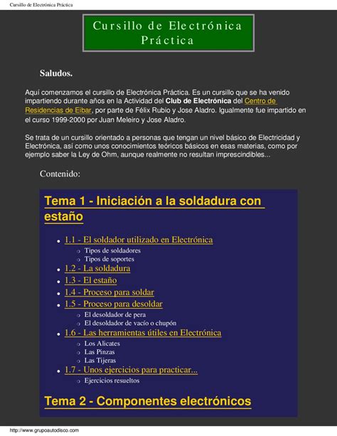 Curso De Electronica Practica By Daniel Carcamo Issuu