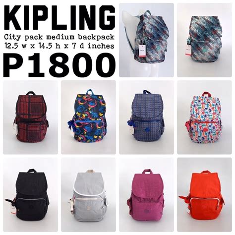 KIPLING Original City Pack Medium Backpack Shopee Philippines