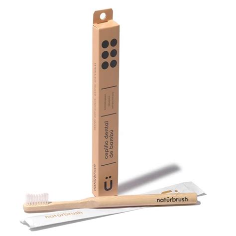 Naturbrush Cepillo Dental de Bambú Adulto Color Nude unidad Farmacia Calàbria