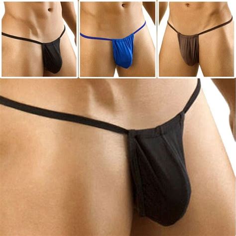 Herren G String Tanga Bulge Pouch H Schen Micro Bikini T Back Unterw Sche B Eur Picclick De