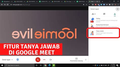 FITUR TANYA JAWAB DI GOOGLE MEET YouTube