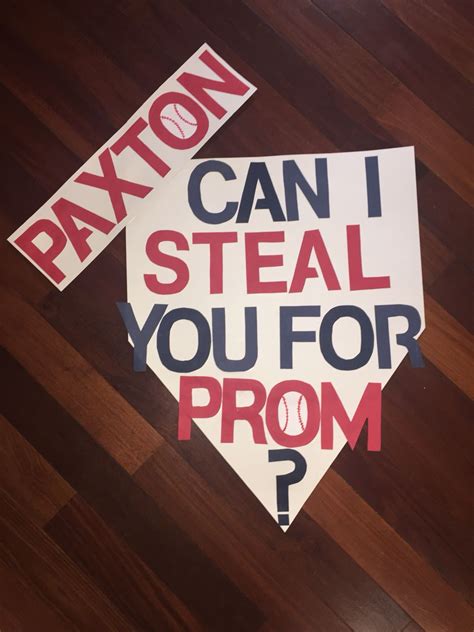 Baseball Promposal Baseball Promposal Prom Invites Prom Proposal