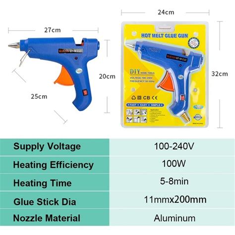 Liyao Tutkal Tabancası 100 W Sıcak Tutkal Tabancası 10 Adet Fiyatı