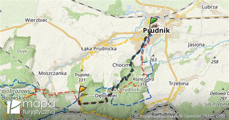 Trasa Prudnik Wieszczyna Mapa Turystyczna Pl