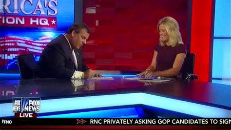 Christie Signs Rnc Loyalty Pledge Live On Fox News Video Tpm