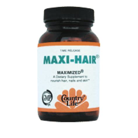 Country Life Maxi-Hair Plus 120 Vege Caps