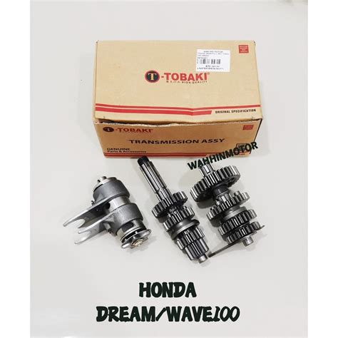 TOBAKI EX5 DREAM WAVE100 CLASS 1 KRISS 100 CT100 GEARBOX GEAR BOX