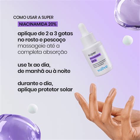 Sallve Super Niacinamida 20 Sérum Redutor de Marcas Beleza na Web