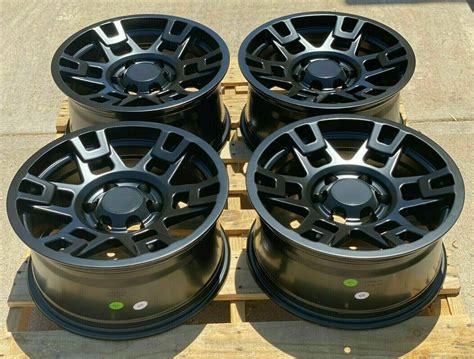 17 Wheels Fit Toyota 4runner Tacoma Fj 6x139 7 Matte Black 17x8 5 Rims Set 4 Ebay