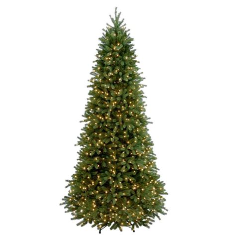 National Tree Company 9 Ft Feel Real Jersey Frasier Fir Slim Hinged Artificial Christmas Tree