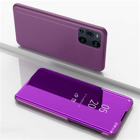 Coque Oppo Find X X Pro Avec Rabat Effet Miroir