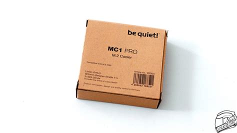 be quiet! MC1 Pro - M.2 SSD Heatsink Review