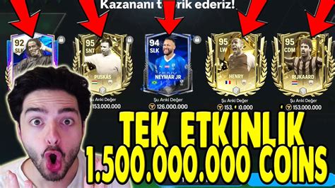 YUHH BU NASIL PAKET TARİHTE İLK 1 5 MİLYAR COINS FC MOBILE KP YORUMLAMA