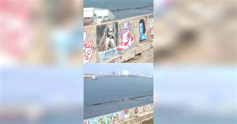 Viral Potret Terbaru Tembok Raksasa Pembatas Laut dan Daratan di