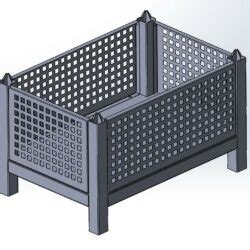 Тара транспортировочная для заготовок - Чертежи, 3D Модели, Проекты ...