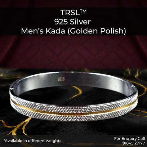 Casual Wear Silver Gents Kada At Rs Gram In Agra Id