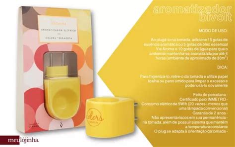 Via Aroma Aromatizador El Trico Porcelana Colors Bivolt Parcelamento