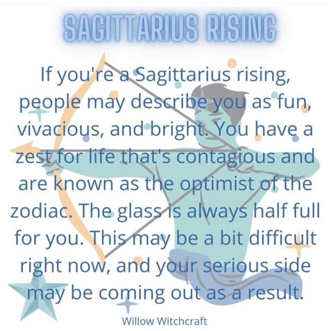 Sagittarius Rising Sign | Sagittarius quotes, Witchcraft spell books ...