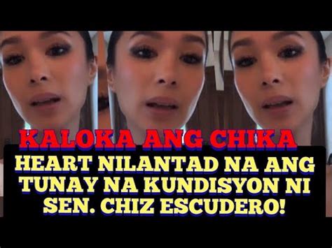 Heart Nilantad Ang Tunay Na Kundisyon Ni Sen Chiz Escudero Youtube