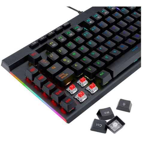 Teclado Mecanico Redragon Magic Wand Pro Rgb Negro Switch Red