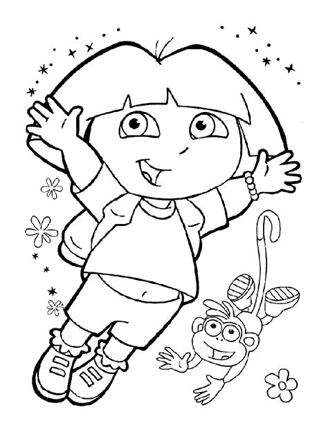 Dora Coloring Pages