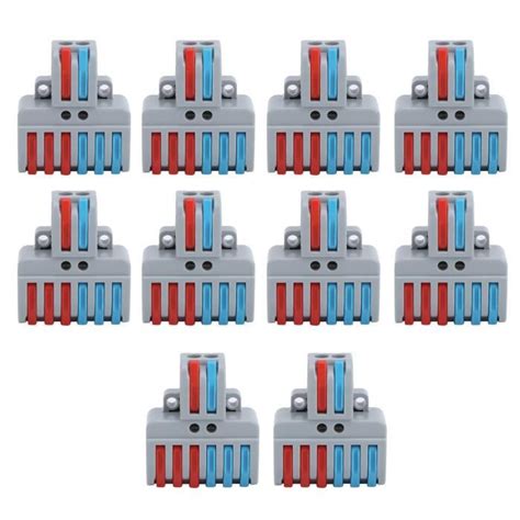 Ej Life Pcs Connecteurs Lectriques Ressort Rapide Blocs De