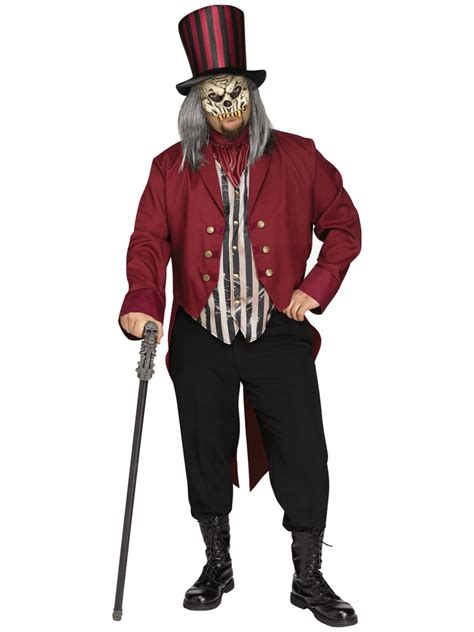 Freak Show Ringmaster Circus Killer Horror Halloween Adult Mens Costume